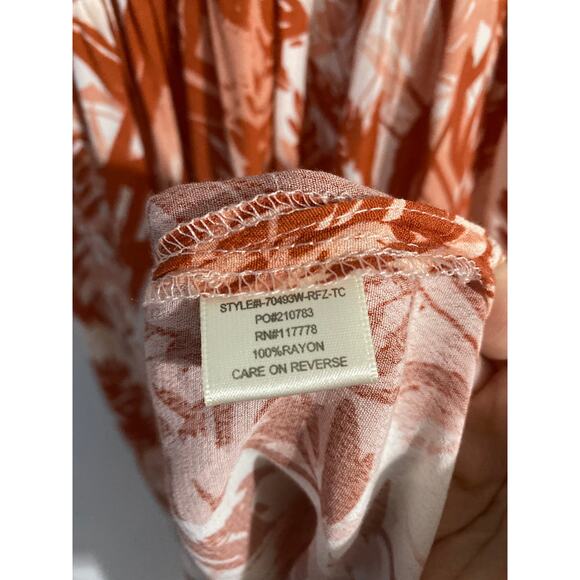 Lovestitch maxi dress women’s size S/M brown white abstract boho beachy - Picture 5 of 6